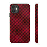 Coque de téléphone à motif tartan intemporel