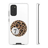 Coque de téléphone | Lucky Leopard Print Ball (Blanc)