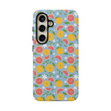 Coque de téléphone Lush Citrus Bloom par l'artiste Mia Rose