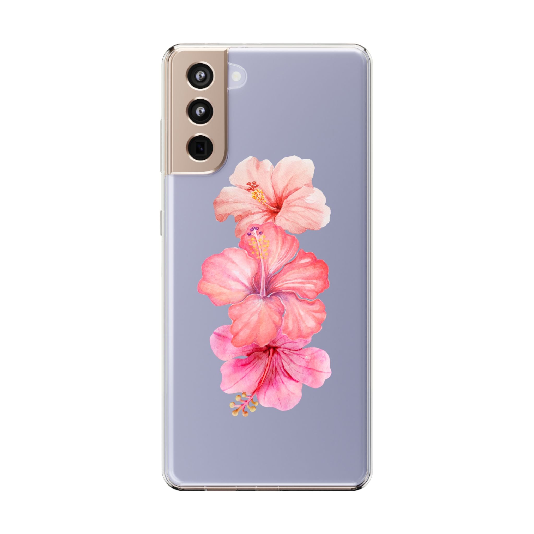 Custodia trasparente per telefono | Hibiscus Bloom