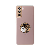 Custodia trasparente per telefono | Palla da biliardo Lucky Leopard