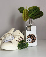 Coque de téléphone | Lucky Leopard Print Ball (Blanc)