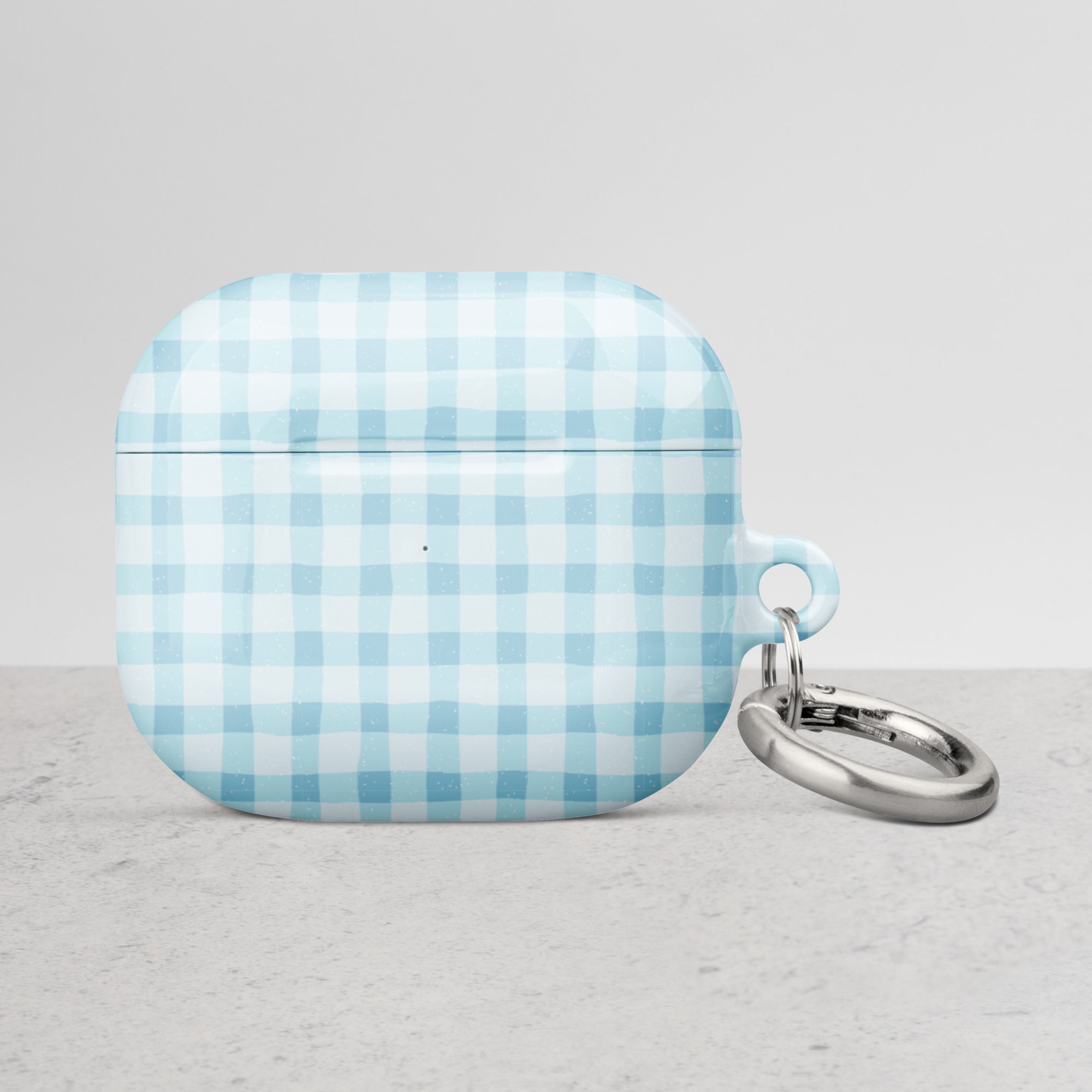 Blue Checkered AirPod Case