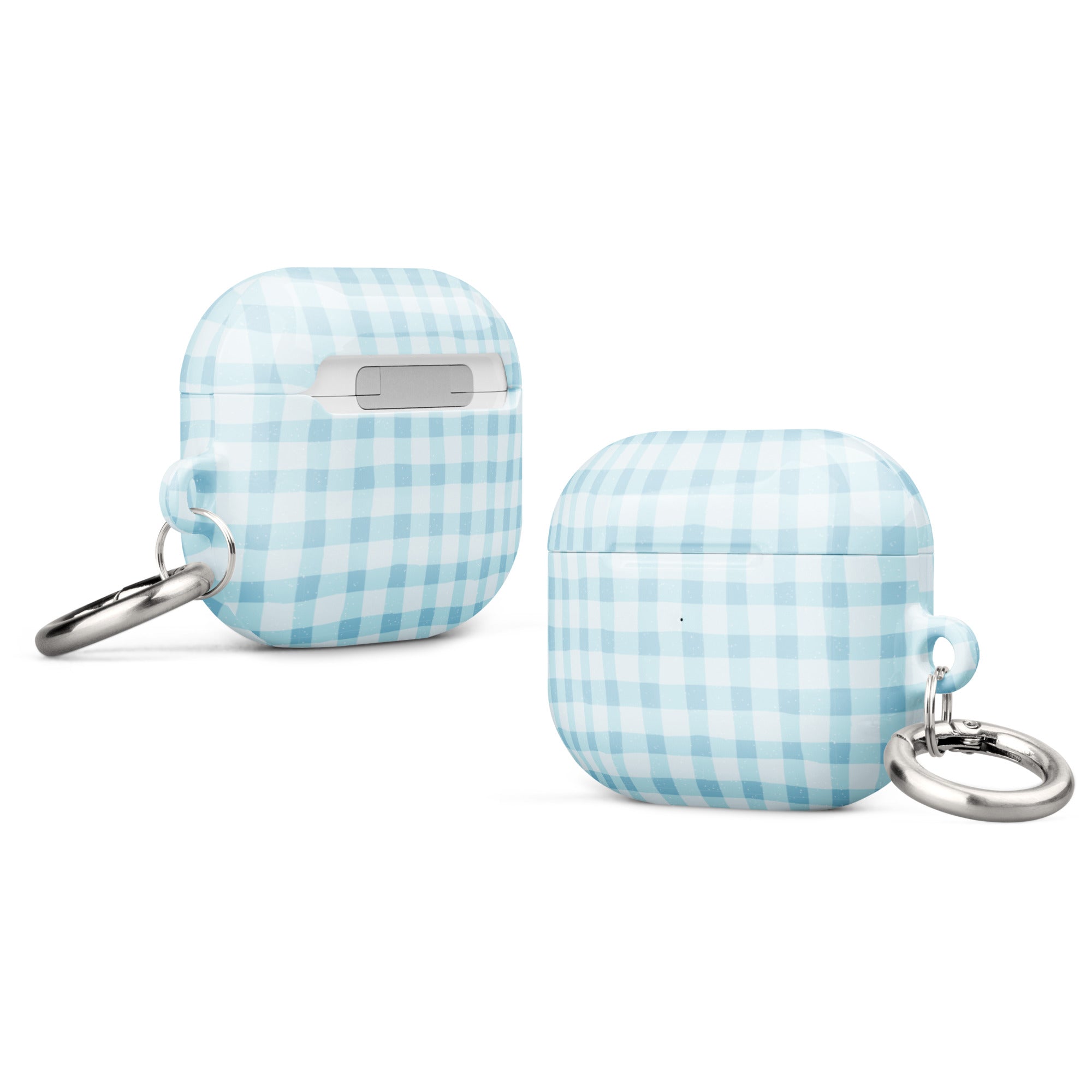 Blue Checkered AirPod Case