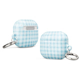 Blue Checkered AirPod Case